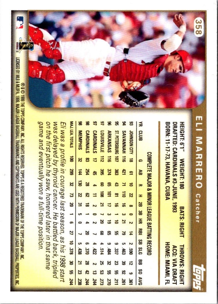 1999 Topps Eli Marrero