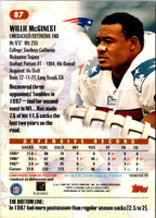 1998 Stadium Club Willie McGinest #87