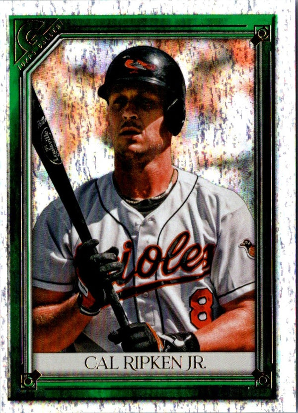 2021 Topps Gallery Green Pattern Cal Ripken Jr. #50 18/99