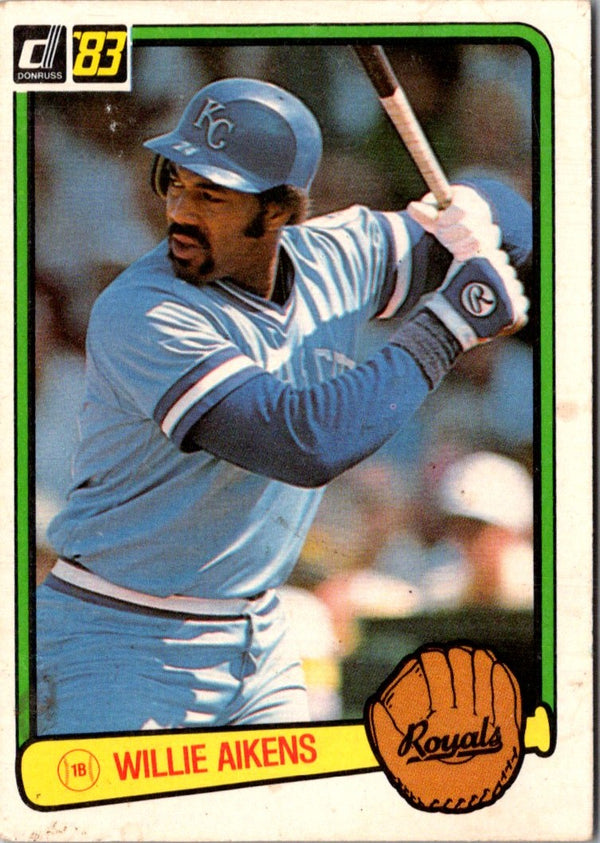 1983 Donruss Willie Aikens #212