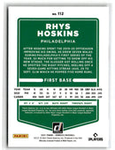 2021 Donruss Rhys Hoskins
