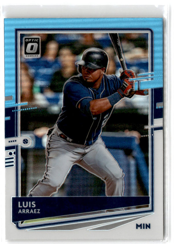 2020 Donruss Optic Carolina Blue and White Luis Arraez #190