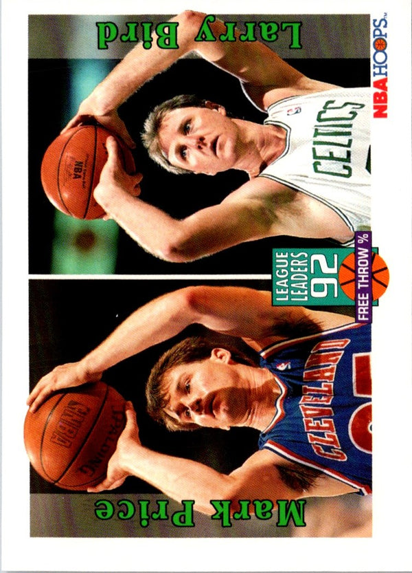 1992 Hoops Mark Price/Larry Bird #322