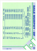 1986 Topps Baseball Champion Superstars Dale Murphy