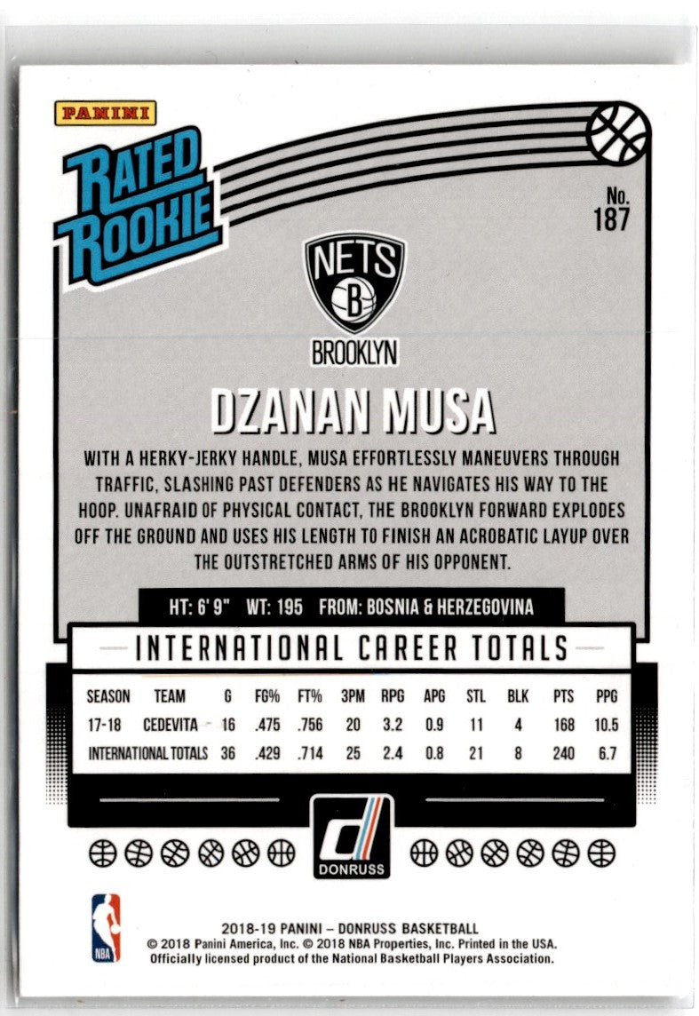 2018 Donruss Dzanan Musa