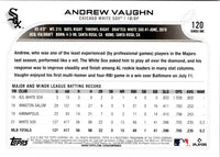 2022 Topps Gold Stars Andrew Vaughn #120