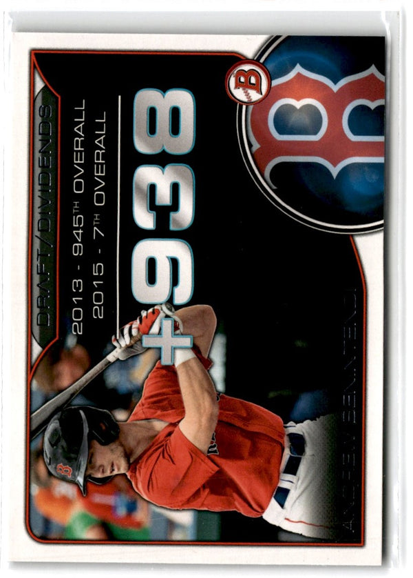 2015 Bowman Draft Picks & Prospects Dividends Andrew Benintendi #DD-AB