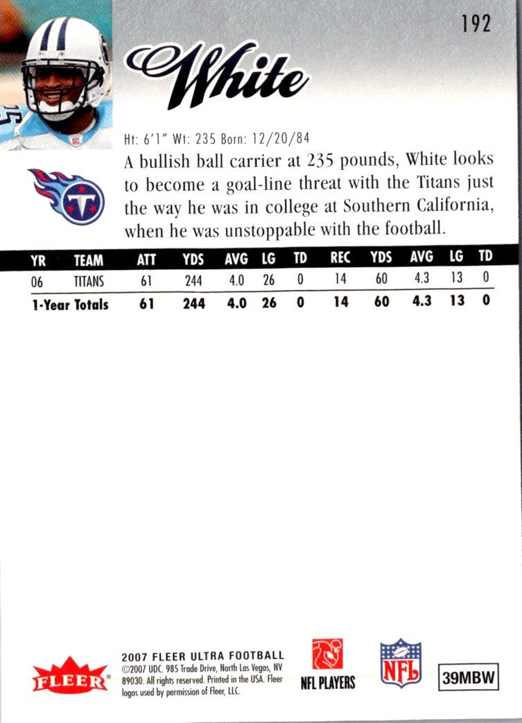2007 Ultra LenDale White