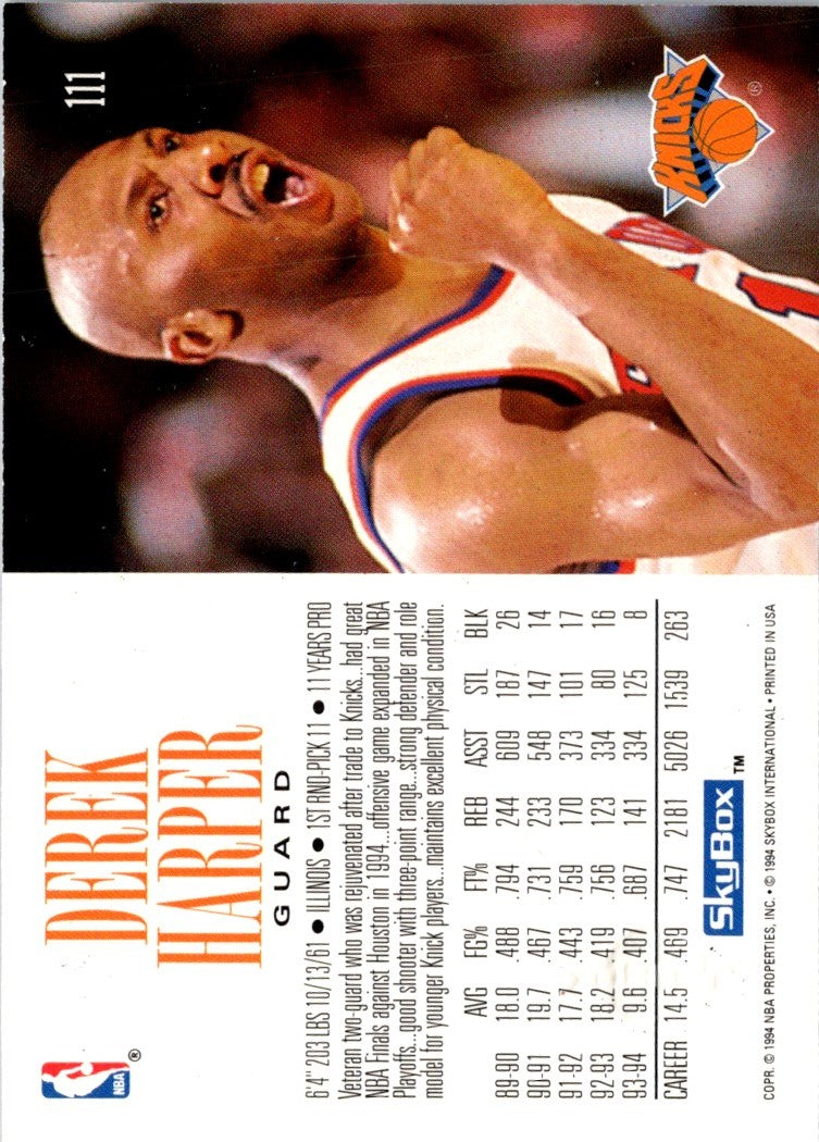 1994 SkyBox Derek Harper