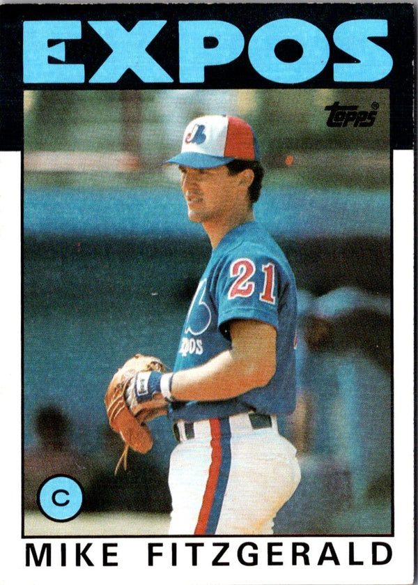 1986 Topps Mike Fitzgerald #503