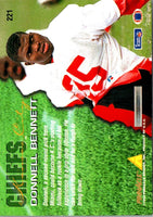 1994 Pinnacle Donnell Bennett #221 Rookie