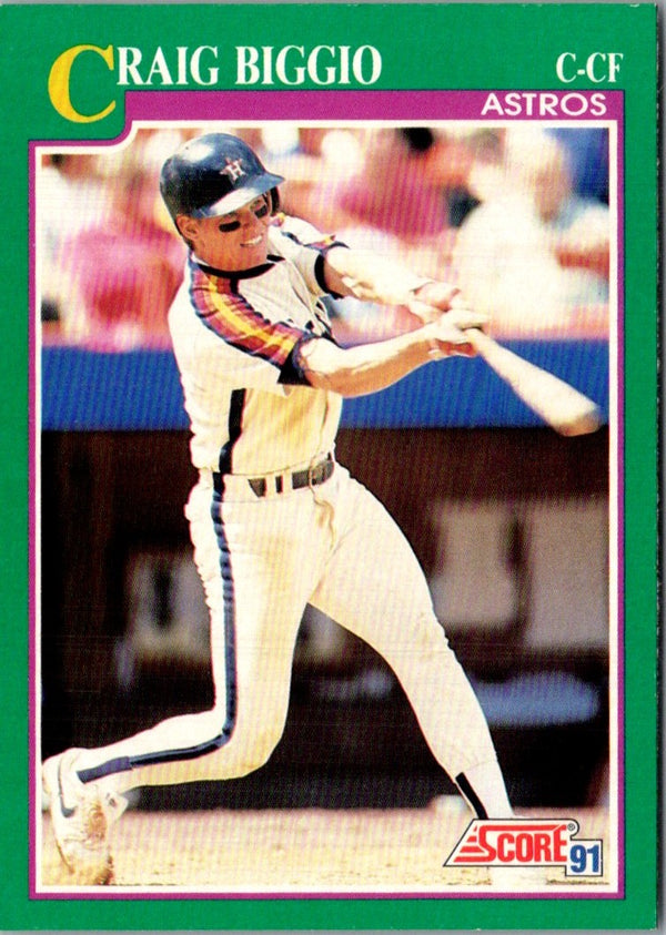 1991 Score Craig Biggio #161