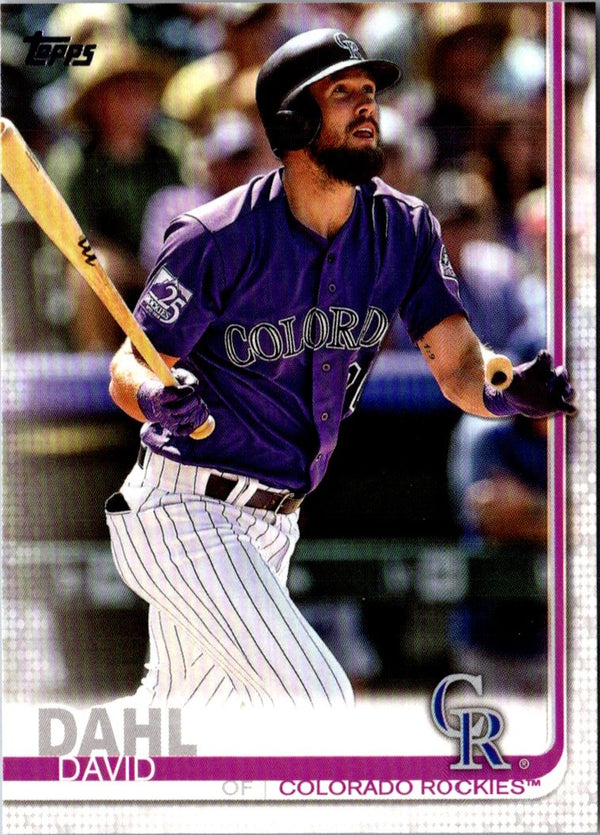 2019 Topps David Dahl #601