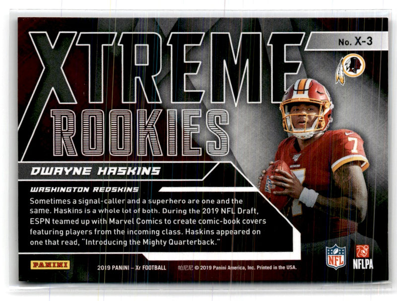 2019 Panini XR Xtreme Rookies Dwayne Haskins