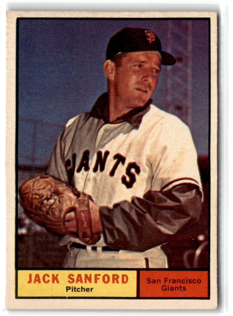 1961 Topps Jack Sanford