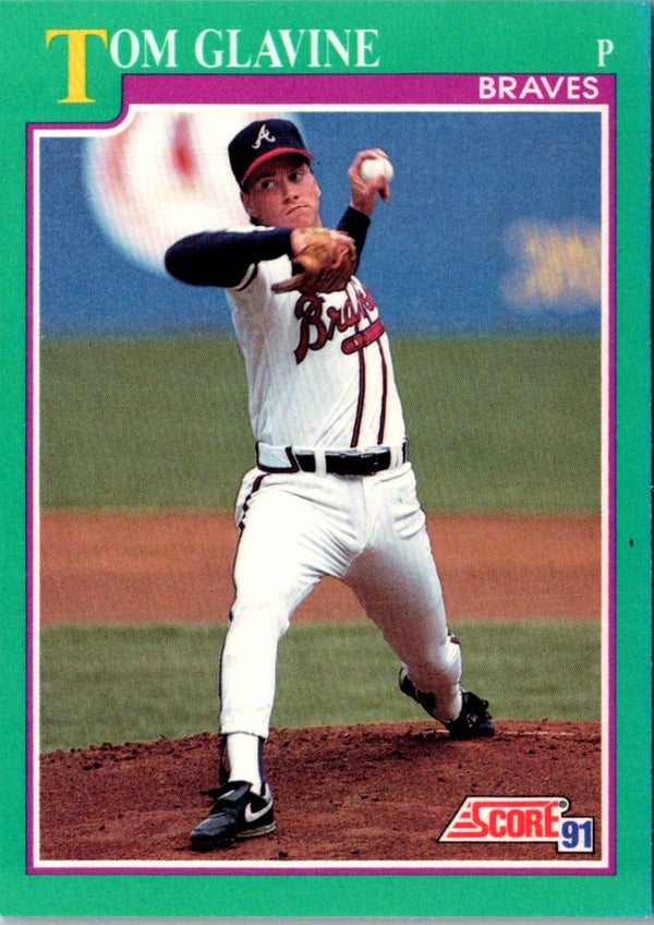 1991 Score Tom Glavine #206