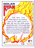 1991 Pacific Nolan Ryan Texas Express I 7th No Hitter - Gold Nolan Ryan #1