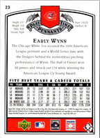 2005 UD Past Time Pennants Early Wynn #23