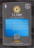 2017 Donruss Optic Blue Velocity T.J. Leaf #183