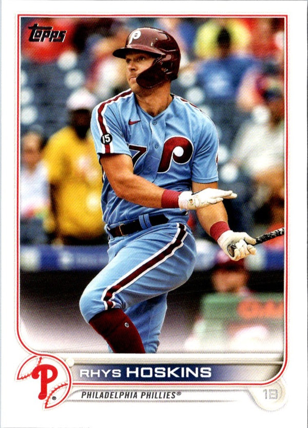 2022 Topps Rhys Hoskins #523