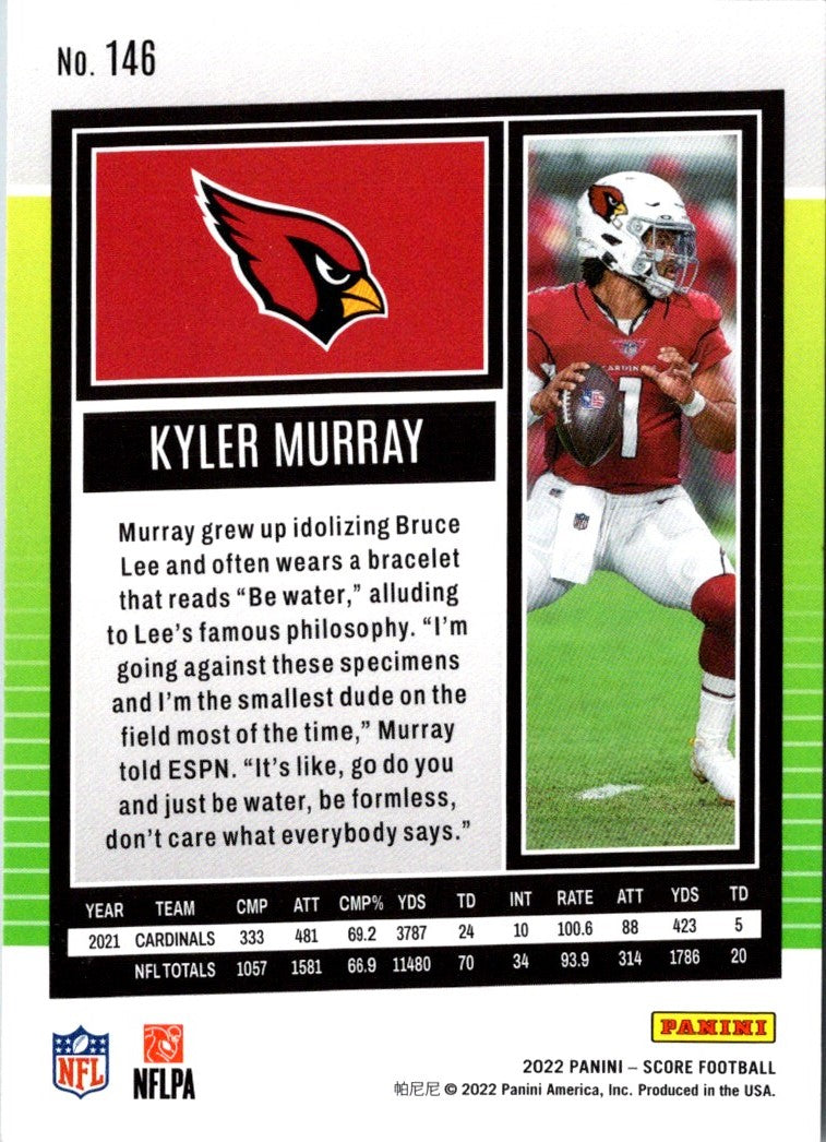 2022 Score Kyler Murray