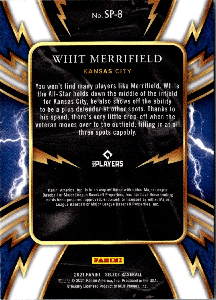 2021 Panini Select Sparks Whit Merrifield