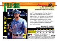 2021 Bowman Heritage Kyle Isbel #95 Rookie