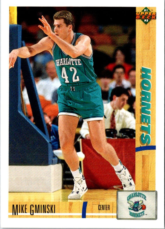 1991 Upper Deck Mike Gminski #398
