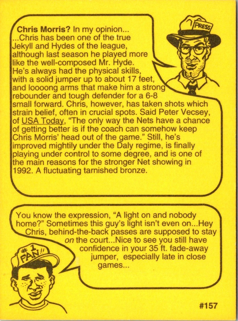 1993 First Amendment Publishing Skinnies Chris Morris