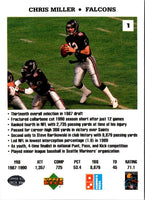 1991 Domino's The Quarterbacks Chris Miller #1