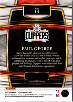 2022 Panini Prizm Prizmatic Paul George #14