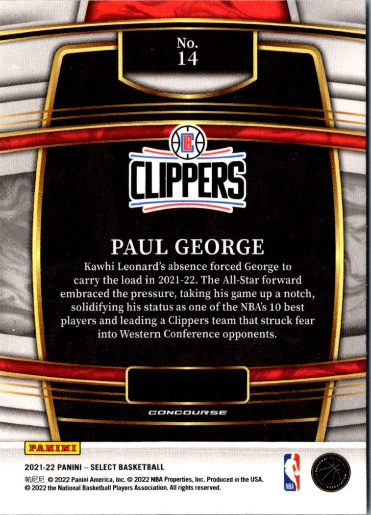 2022 Panini Prizm Prizmatic Paul George