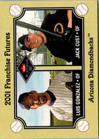 2001 Fleer Platinum Luis Gonzalez/Jack Cust #463