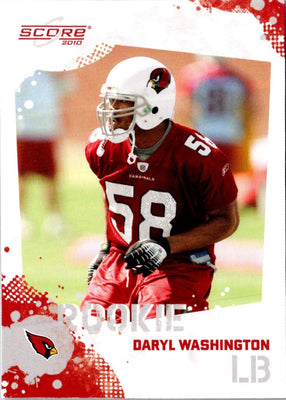 2010 Score Daryl Washington #328 Rookie