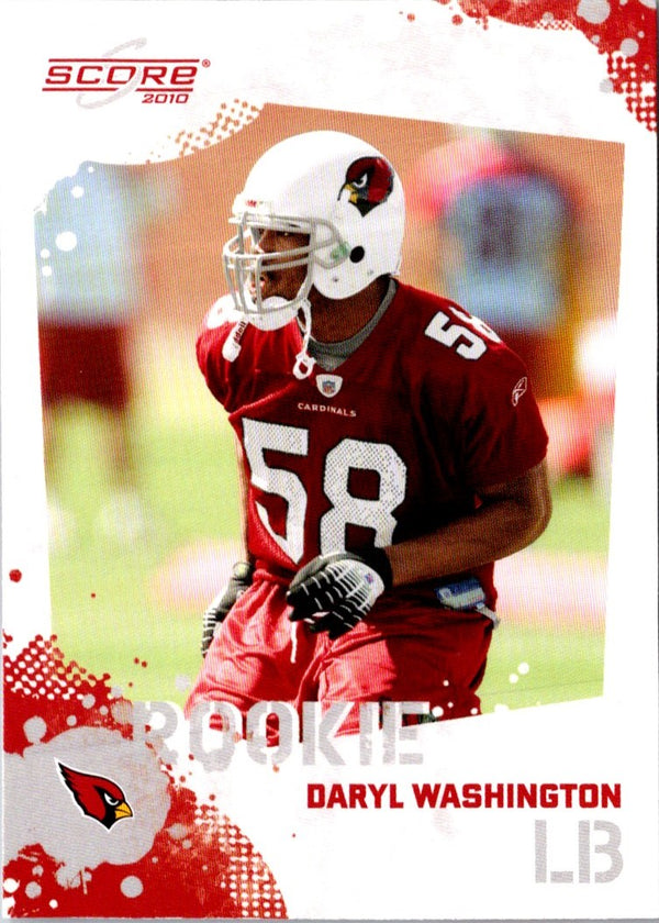 2010 Score Daryl Washington #328 Rookie