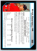 2004 Bowman Brock Peterson