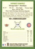 2003 Fleer Tradition Update Aramis Ramirez #78