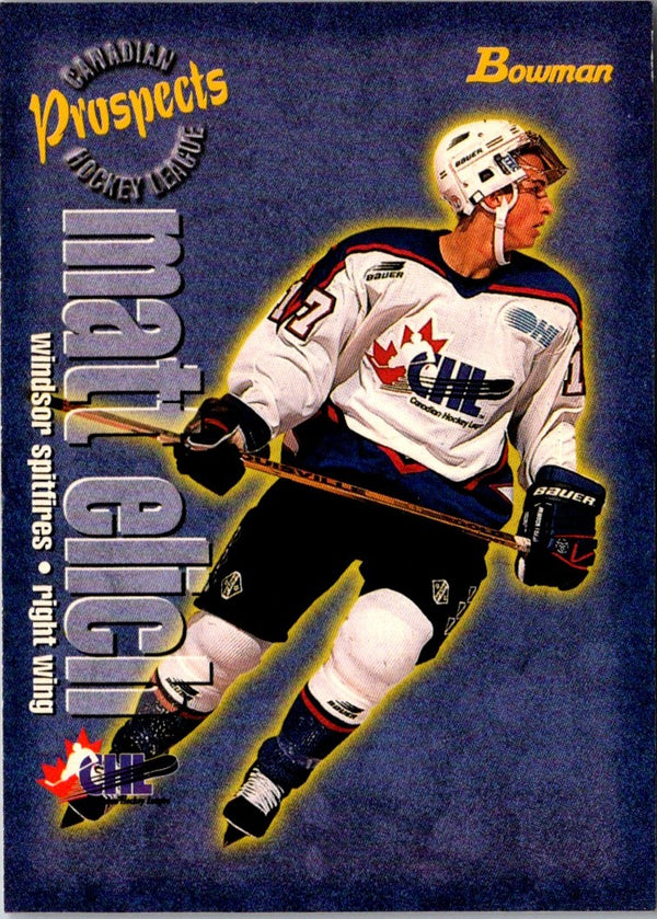 1997 Bowman CHL Matt Elich #124