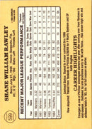 1985 Donruss Shane Rawley