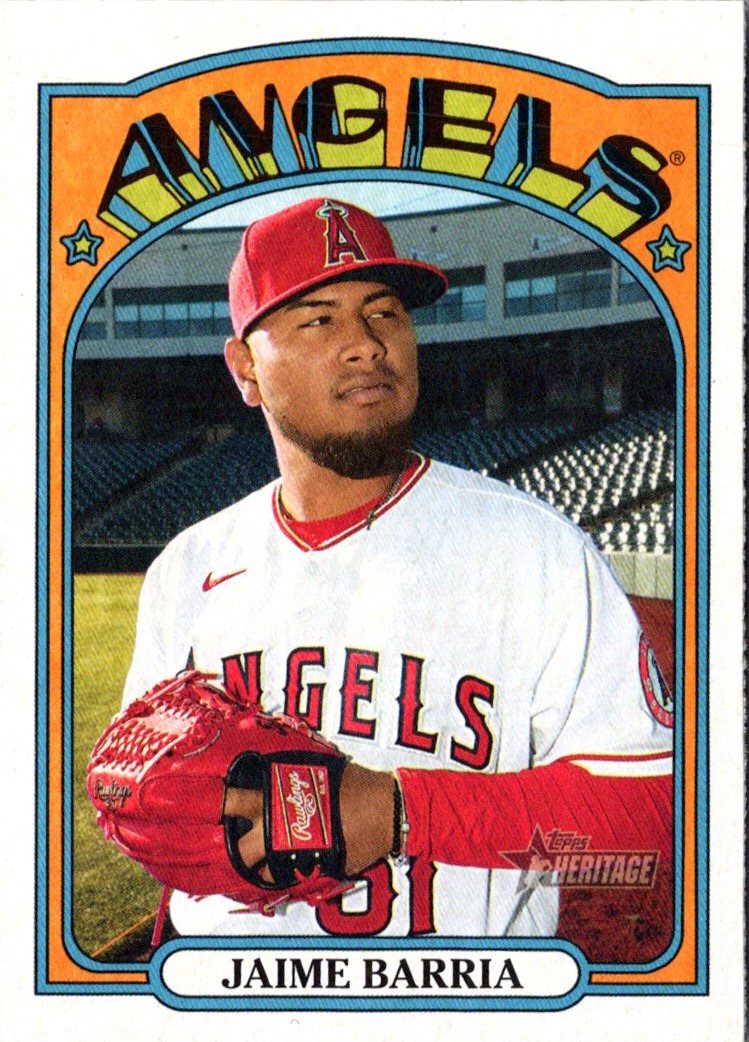 2021 Topps Heritage Jaime Barria