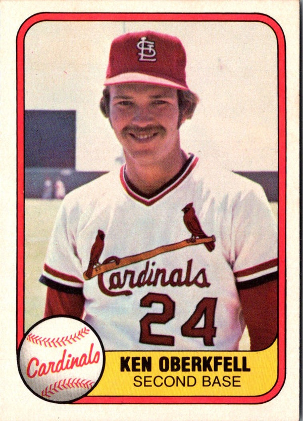 1981 Fleer Ken Oberkfell #532