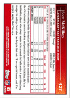 2009 Topps Scott McKillop #427 Rookie