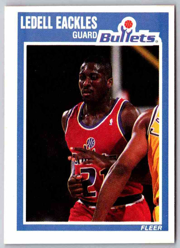 1989 Fleer Ledell Eackles #158