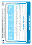 2011 Bowman Prospects Drake Britton