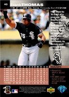 1997 Upper Deck Frank Thomas #40