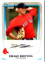 2011 Bowman Prospects Drake Britton #BP94
