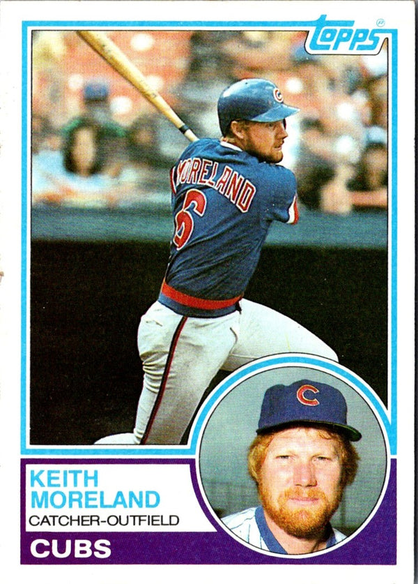 1983 Topps Keith Moreland #619