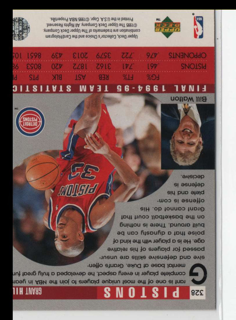 1995 Collector's Choice Argentina Stickers Detroit Pistons