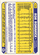 1987 O-Pee-Chee Ron Romanick