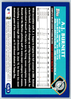 2003 Topps A.J. Burnett #583